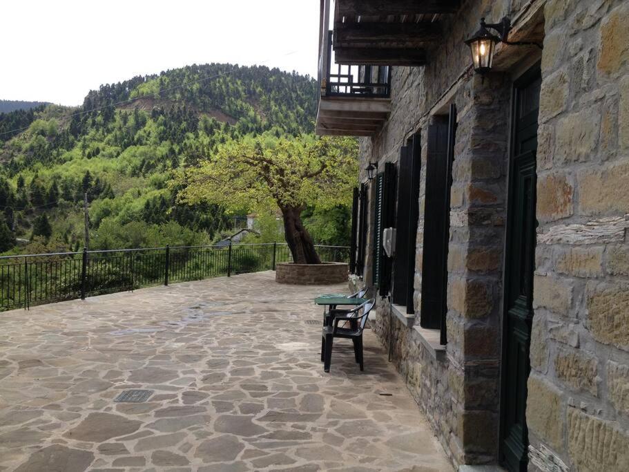 Δάφνη 1933, Λιθόχτιστο Αρχοντικό Στο Βουνό Villa Ano Khora Bagian luar foto